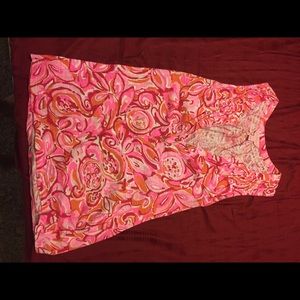 Lilly Pulitzer Essie Top in Mango Salsa